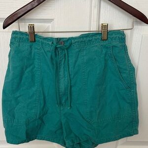 Men’s Teal Drawstring Cotton Shorts